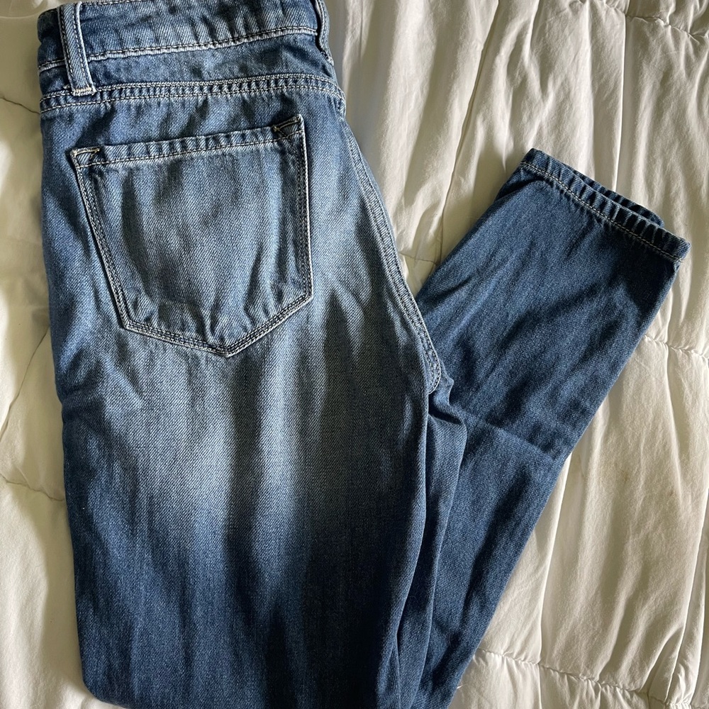 kancan mid rise skinny straight